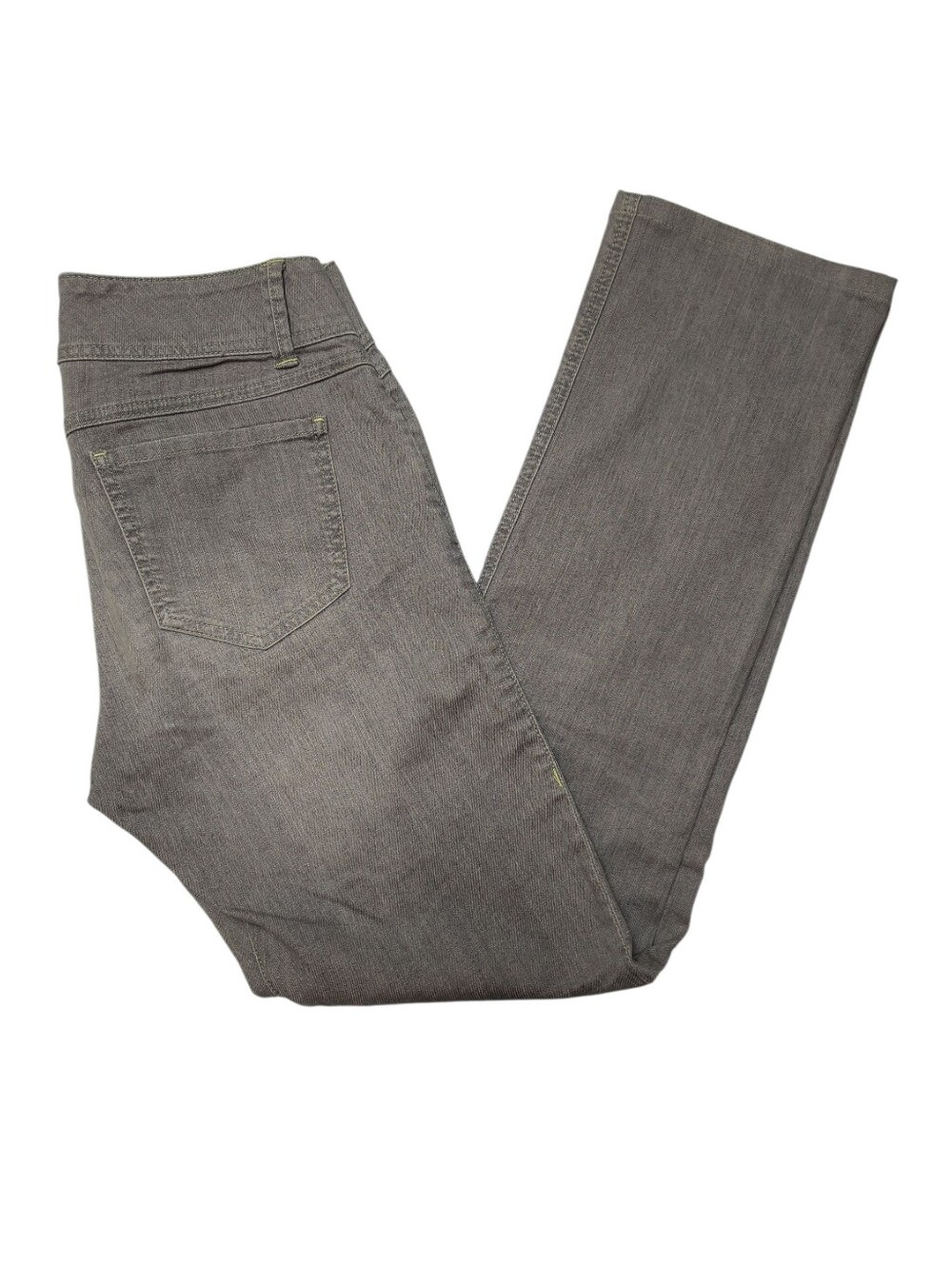 CAbi Jeans Style #332 Gray Lou Lou Slim Straight Leg Jeans Size 6